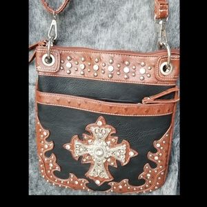 Western style crossbody purse